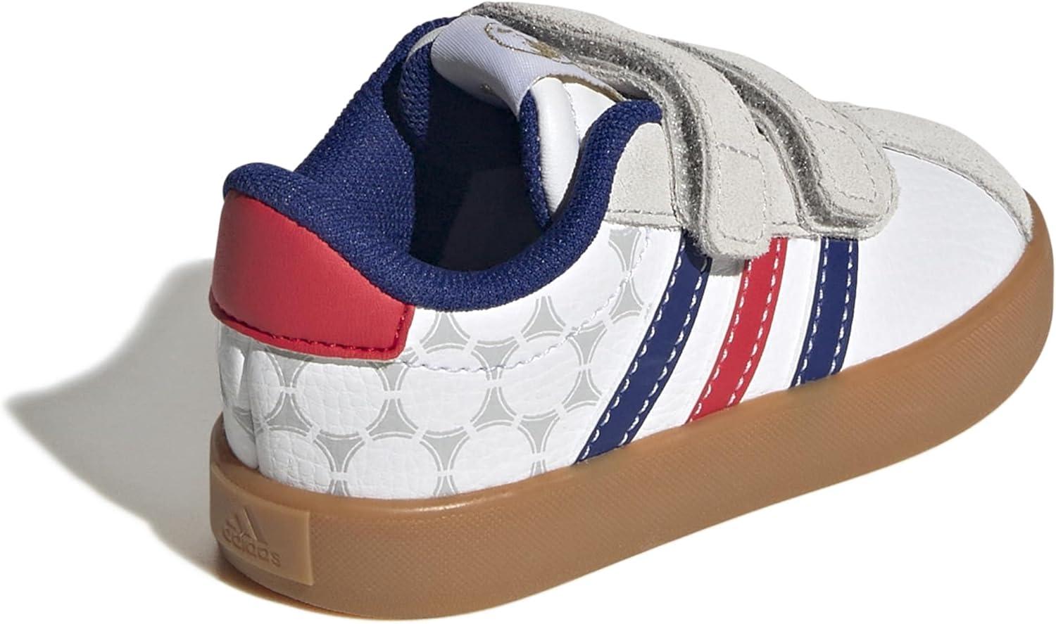 image:imageadidas Baby VL Court 30 Hook amp Loop ShoeWhitePure RubyMystery Ink