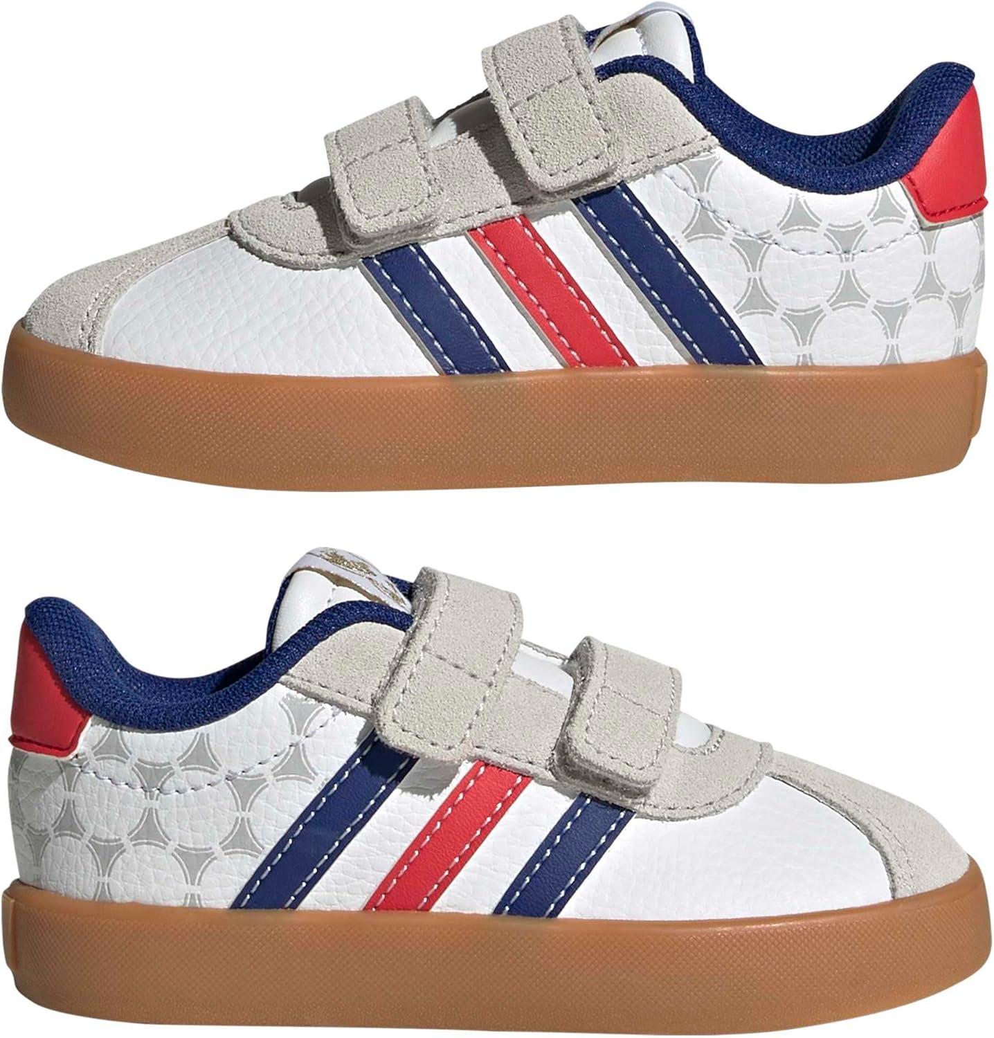 image:imageadidas Baby VL Court 30 Hook amp Loop ShoeWhitePure RubyMystery Ink