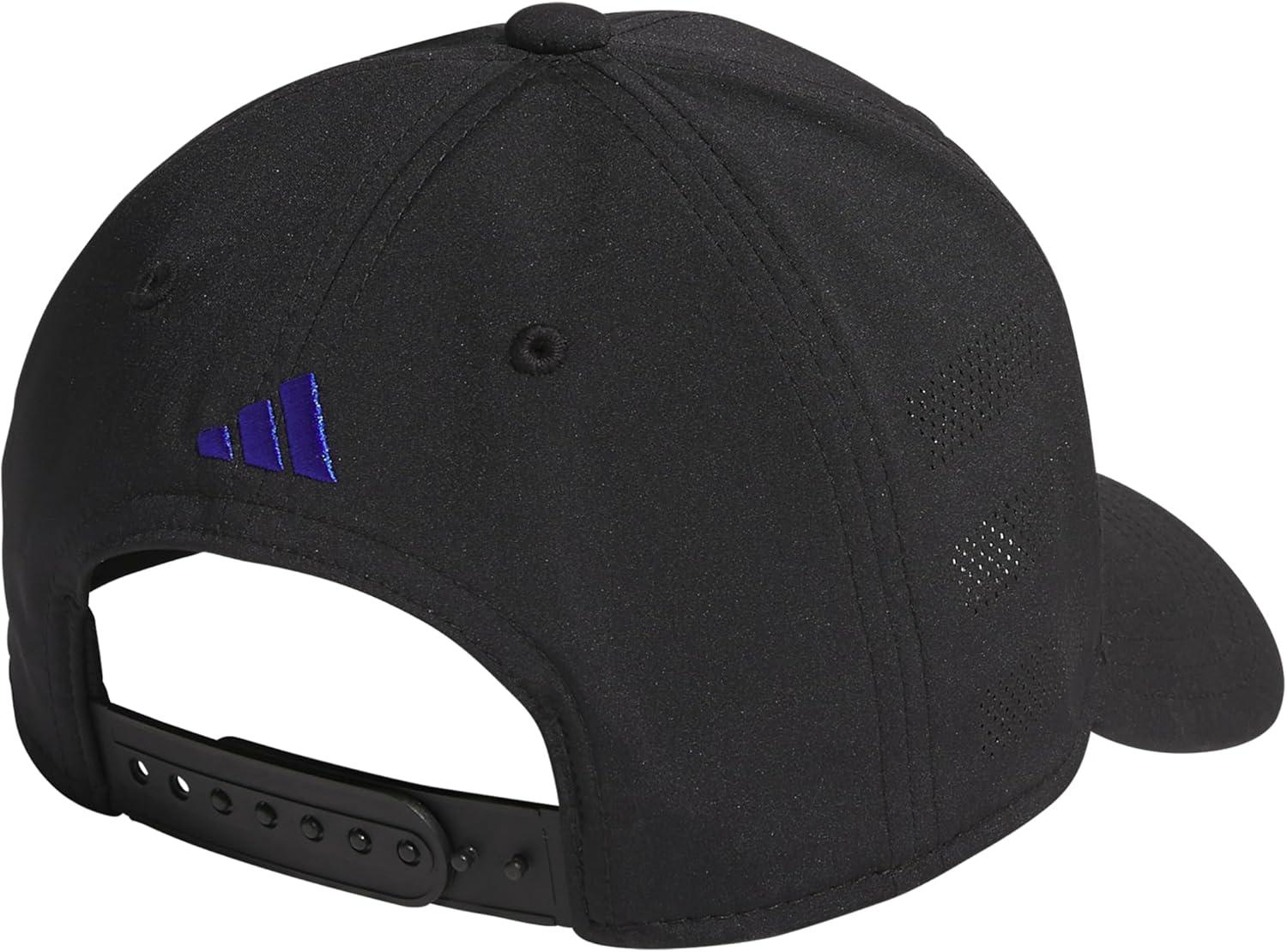 image:imageadidas Boys Gameday Hat Snapback Athletic Baseball CapBlackSemi Lucid Blue