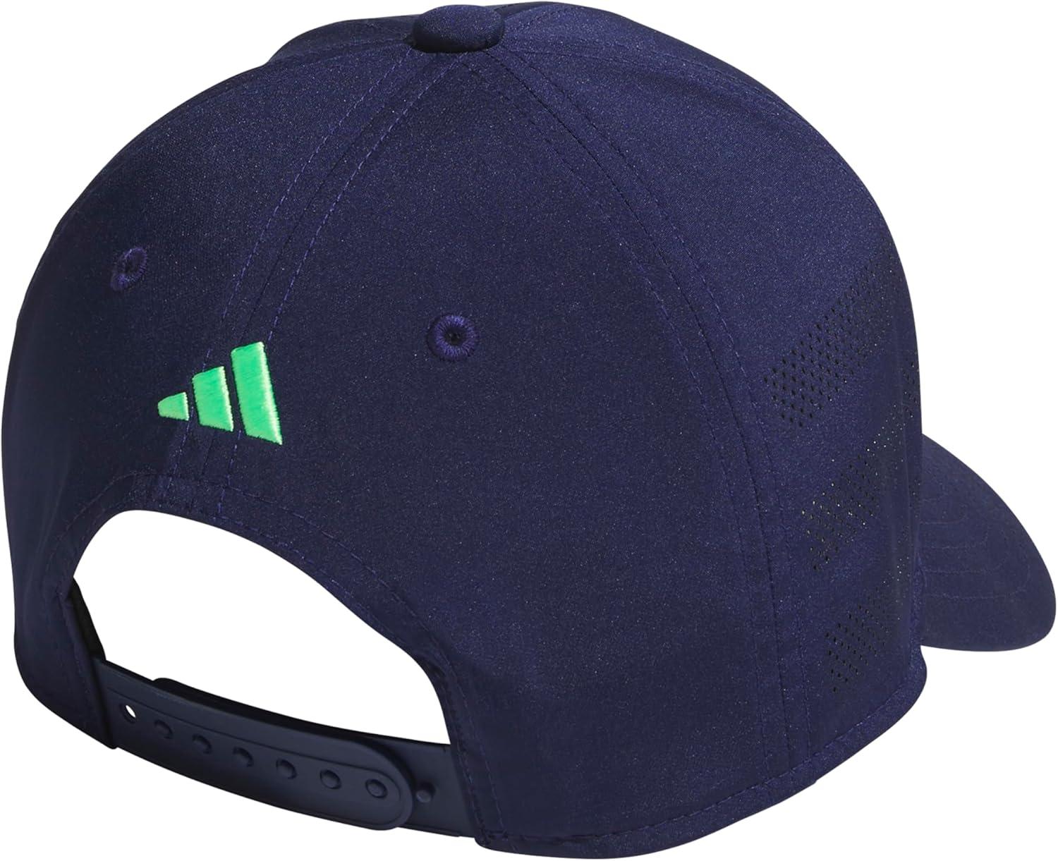 image:imageadidas Boys Gameday Hat Snapback Athletic Baseball CapDark BlueLime Burst Green