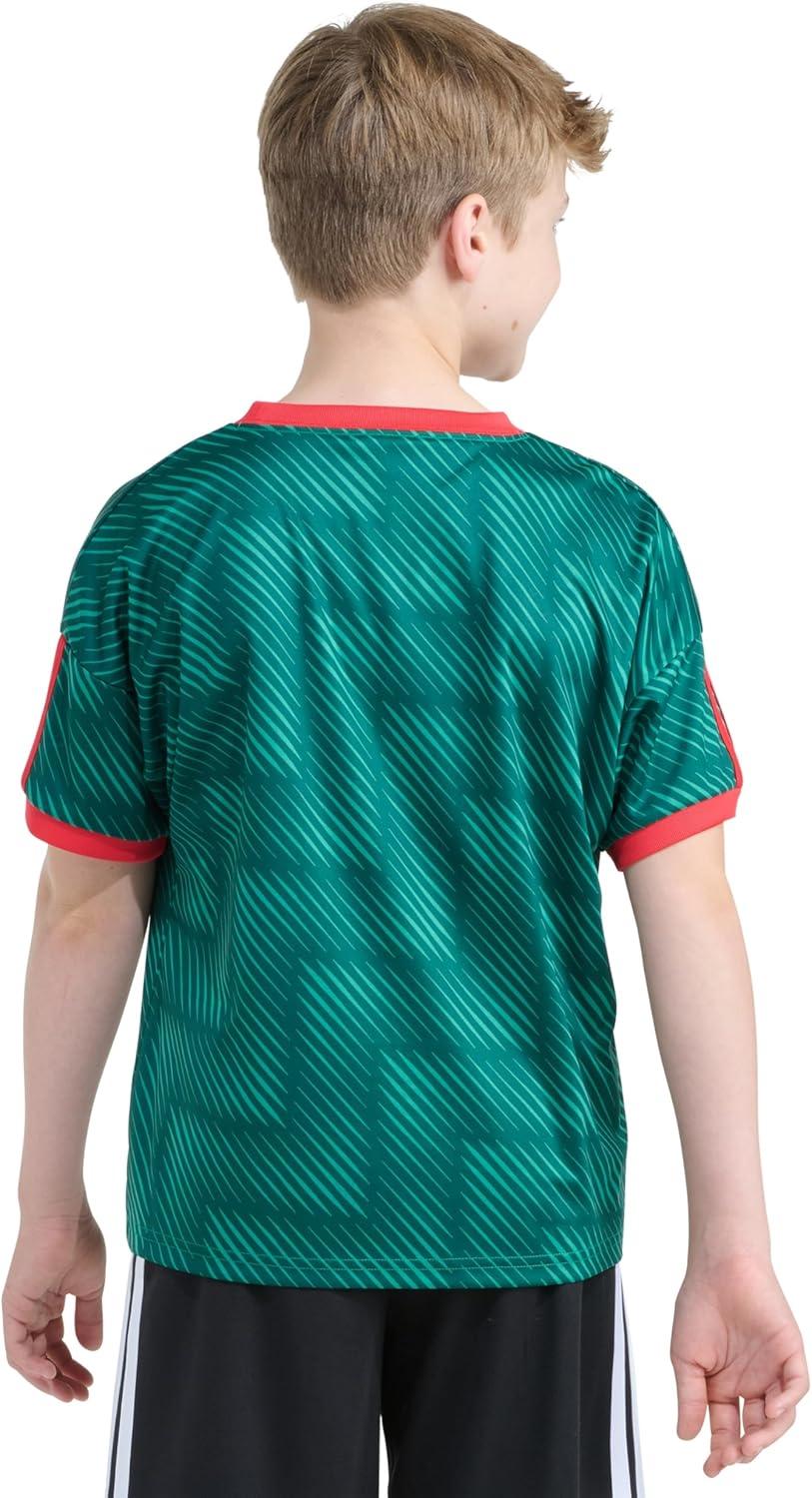 image:imageadidas Boys Short Sleeve World Cup Soccer TopBold Green