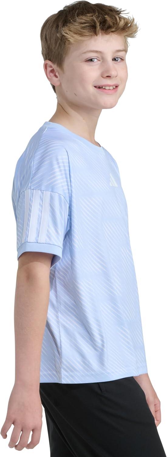image:imageadidas Boys Short Sleeve World Cup Soccer TopCrystal Sky