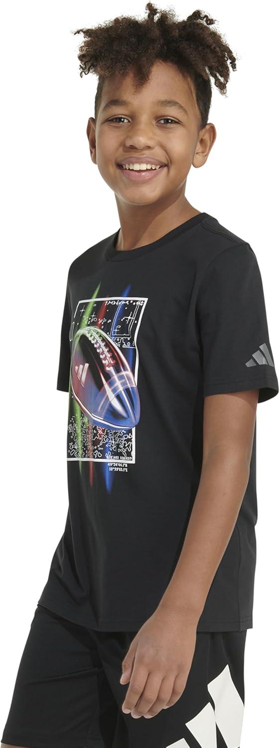 image:imageadidas Boys Stay Dry Climalite Short Sleeve TShirtNew Black Football