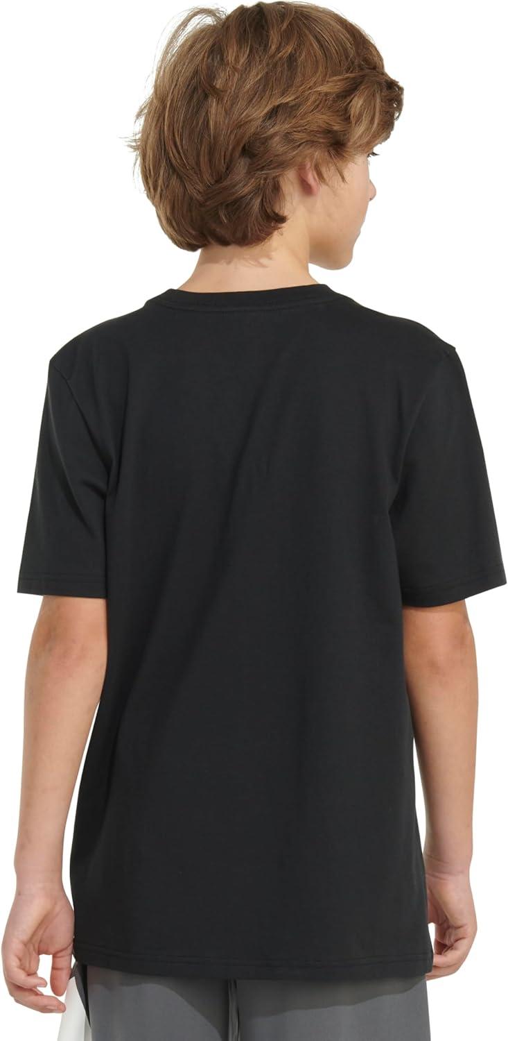 image:imageadidas Boys Stay Dry Climalite Short Sleeve TShirtNew Black Soccer