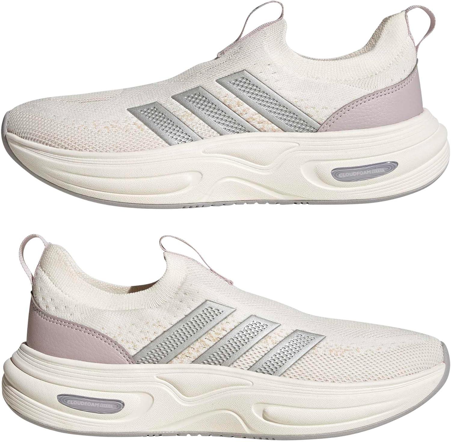 image:imageadidas Cloudfoam Cuxxion Sock ShoesWhiteMatte SilverIce Purple