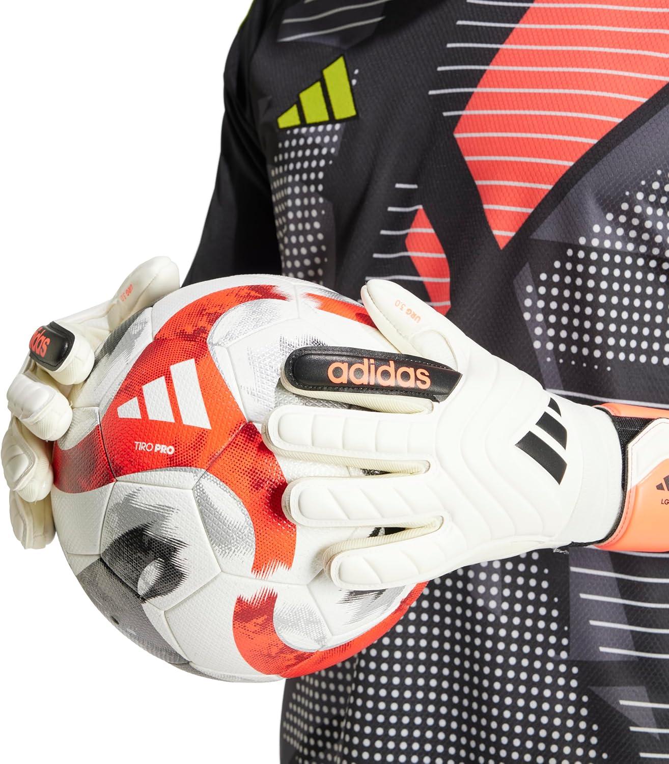 image:imageadidas Copa League Goalie Soccer GlovesIvorySolar RedBlack