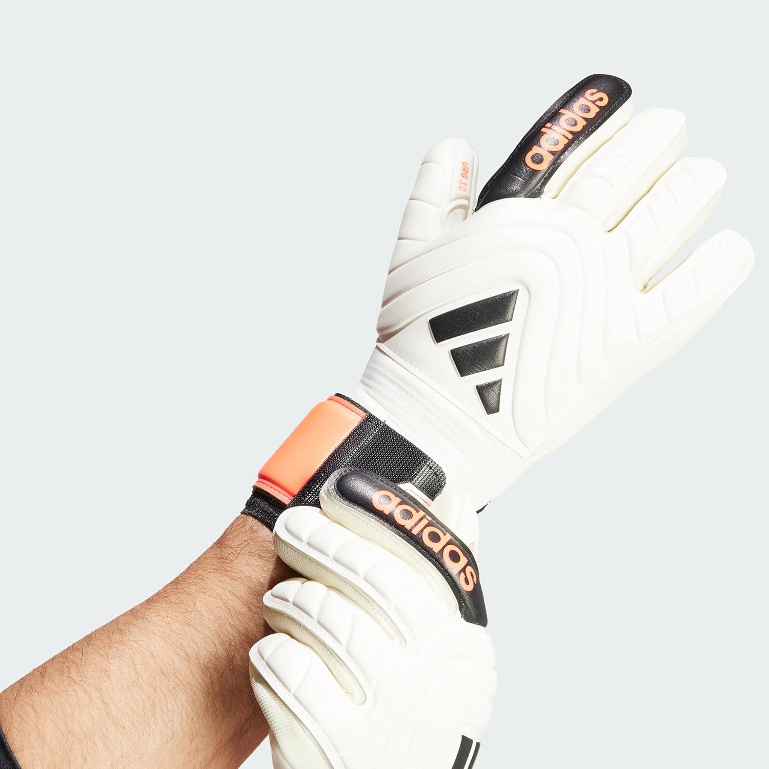 image:imageadidas Copa League Goalie Soccer GlovesIvorySolar RedBlack