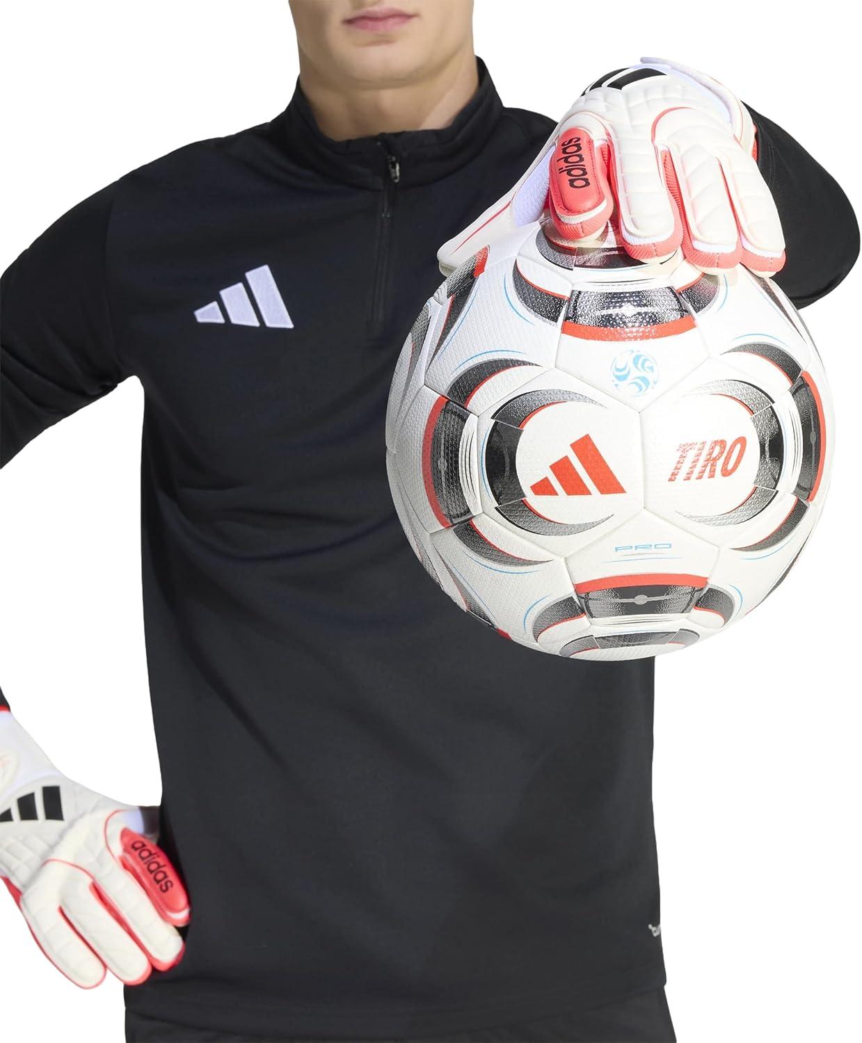 image:imageadidas Copa League Goalie Soccer GlovesWhiteLucid RedBlack
