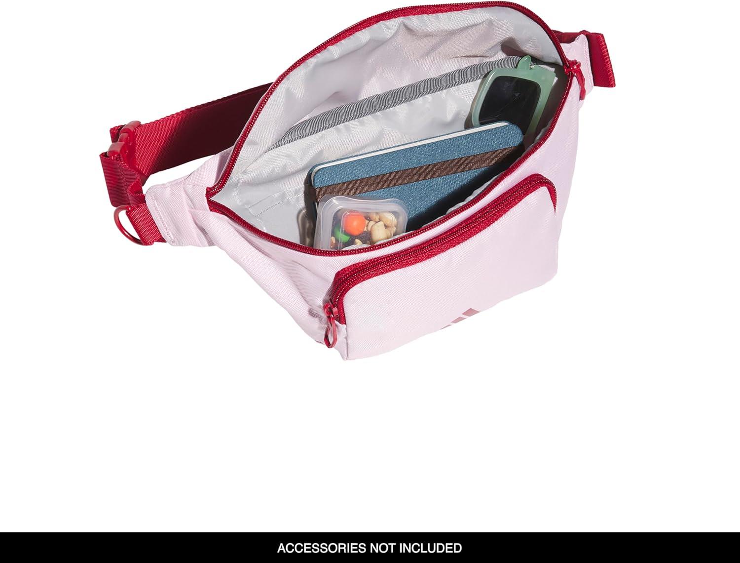 image:imageadidas Daily Waist Bag Everyday Fanny PackClear PinkActive Maroon