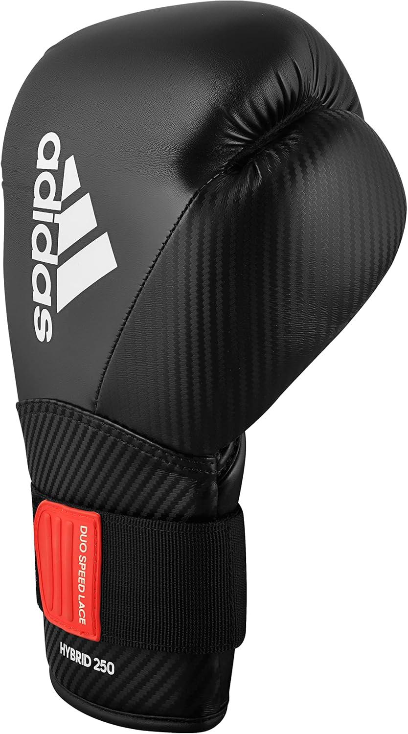 image:imageadidas Hybrid 250 Elite Boxing Training Gloves for Boxing Kickboxing MMA Bag Training amp Fitness Boxing Gloves for Men Women amp KidsBlack