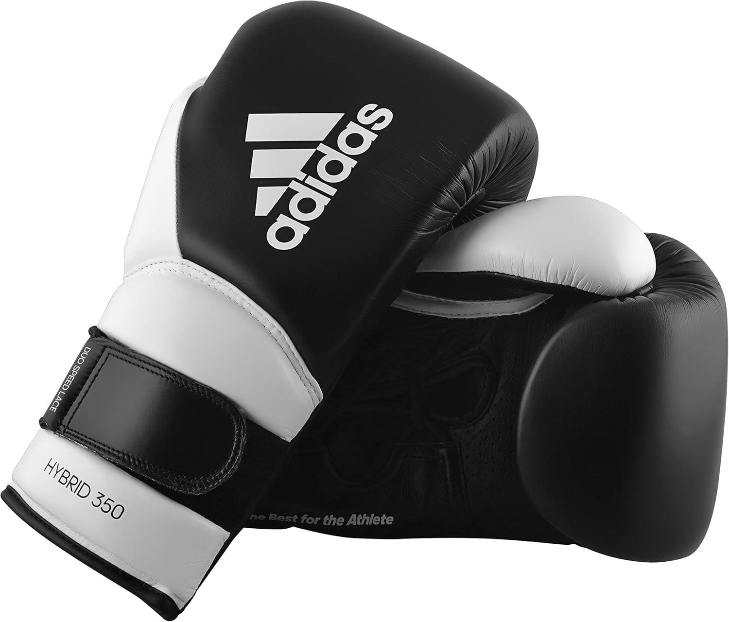 image:imageadidas Hybrid 350 Elite Boxing Training GlovesBLACK WHITE