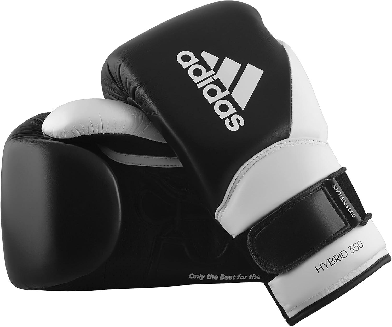 image:imageadidas Hybrid 350 Elite Boxing Training GlovesBLACK WHITE