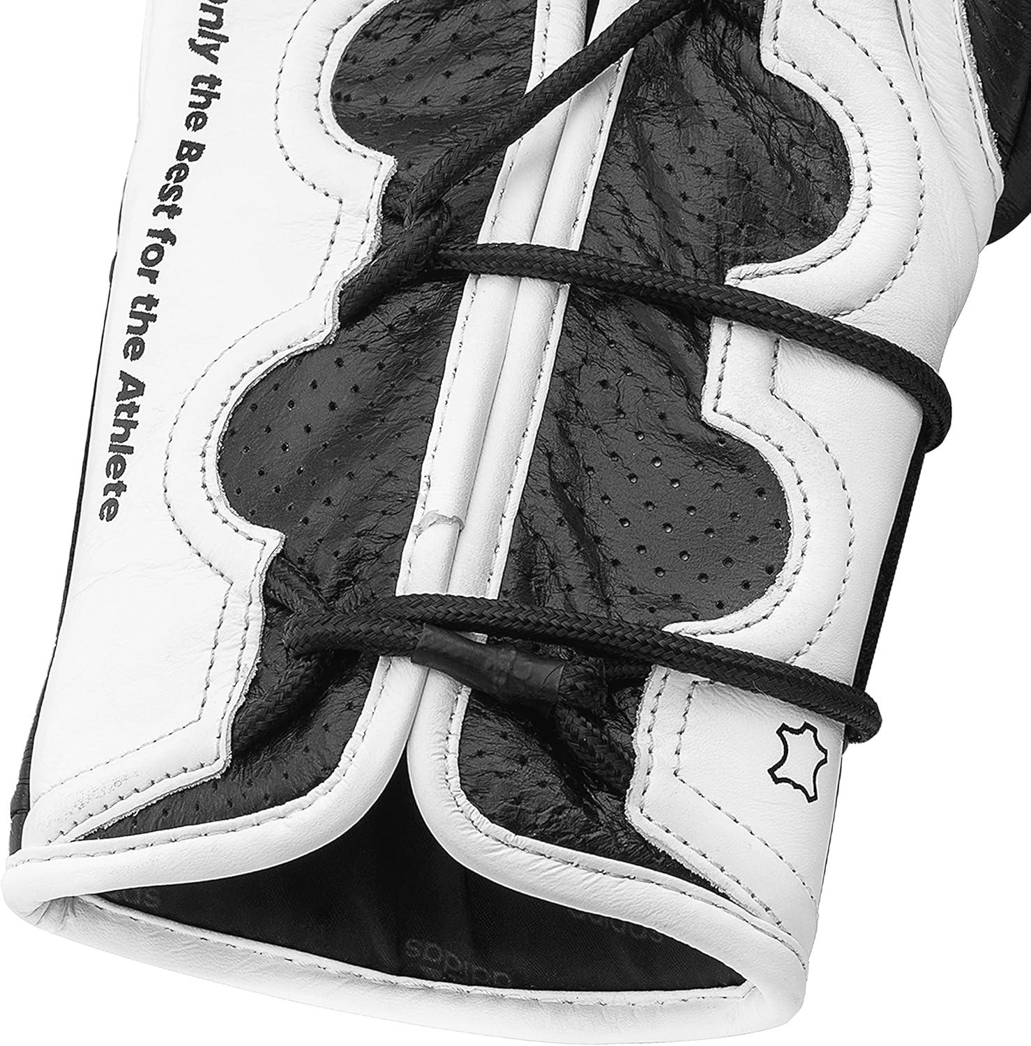 image:imageadidas Hybrid 350 Elite Boxing Training GlovesWhiteBlack