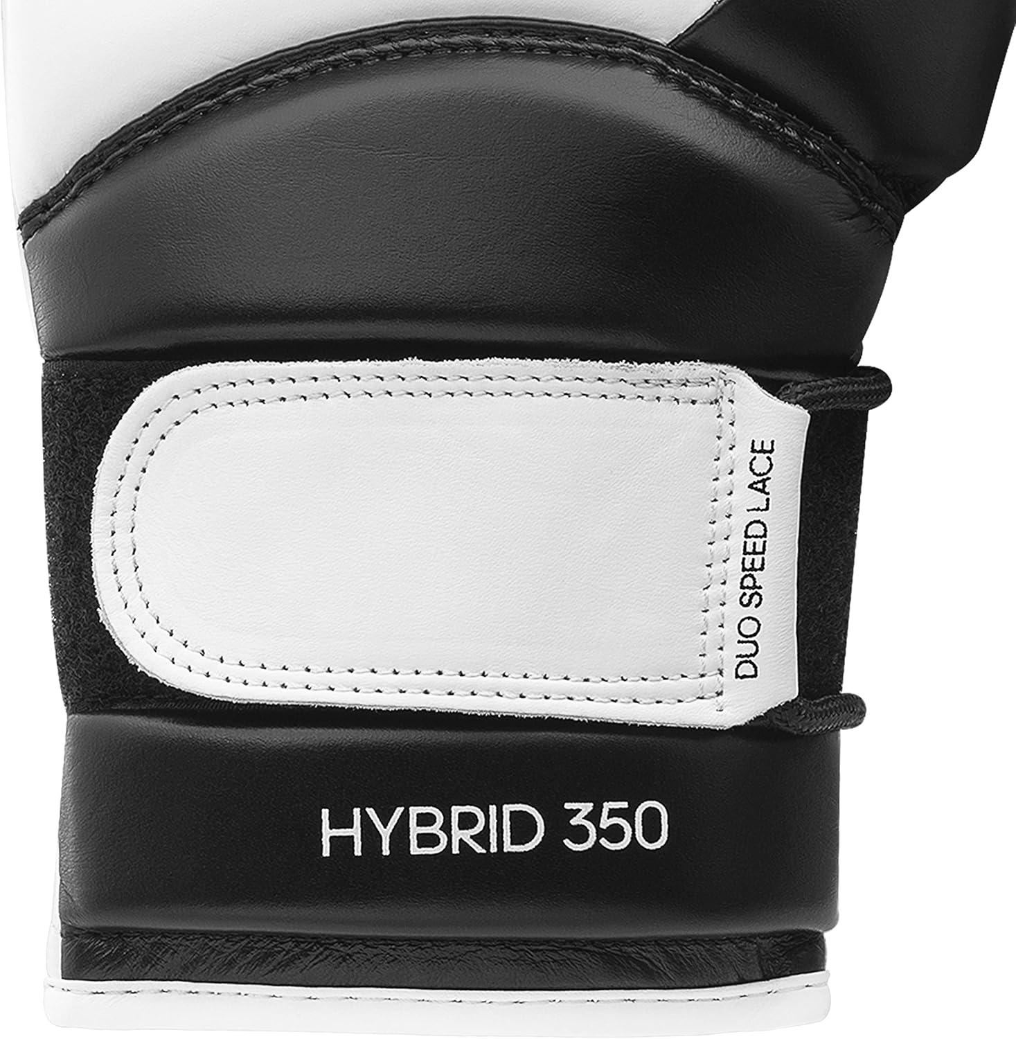 image:imageadidas Hybrid 350 Elite Boxing Training GlovesWhiteBlack