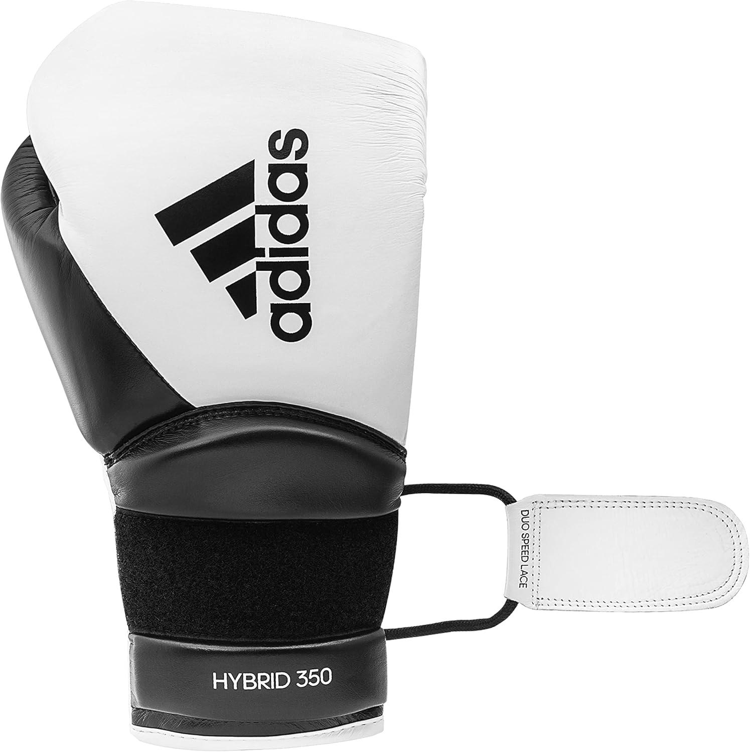 image:imageadidas Hybrid 350 Elite Boxing Training GlovesWhiteBlack