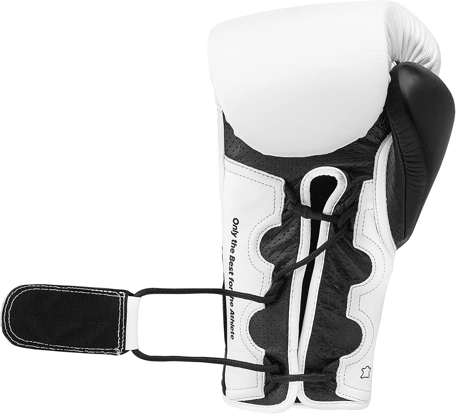 image:imageadidas Hybrid 350 Elite Boxing Training GlovesWhiteBlack