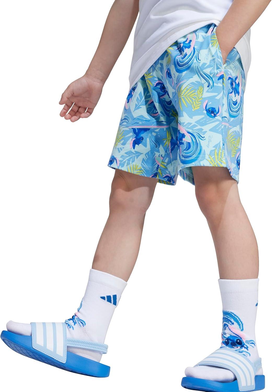 image:imageadidas Kids Disney Lilo and Stitch Tshirt SetWhiteSemi Flash Aqua