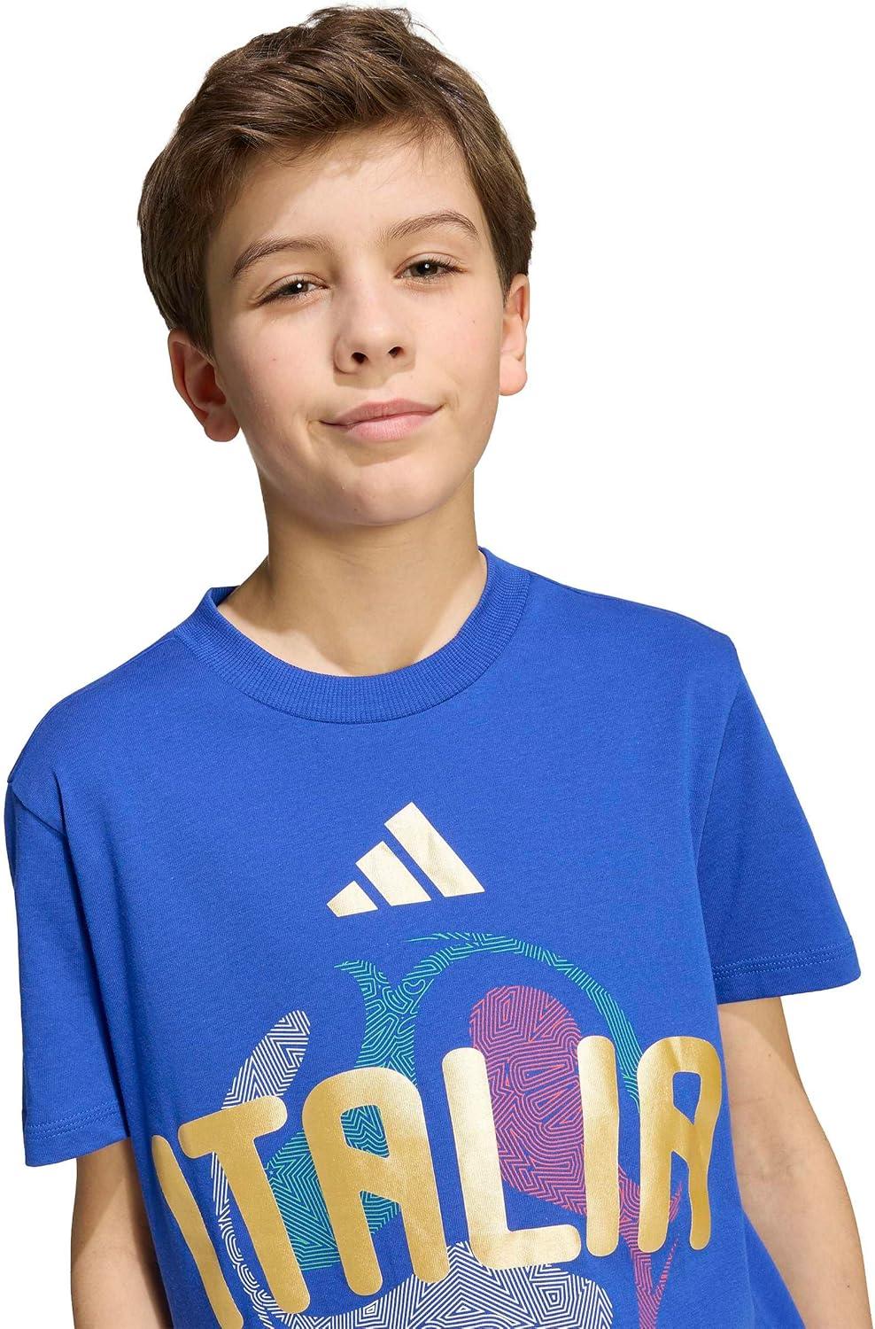 image:imageadidas Kids FIFA World Cup 26 National Team TShirtBold BlueItaly