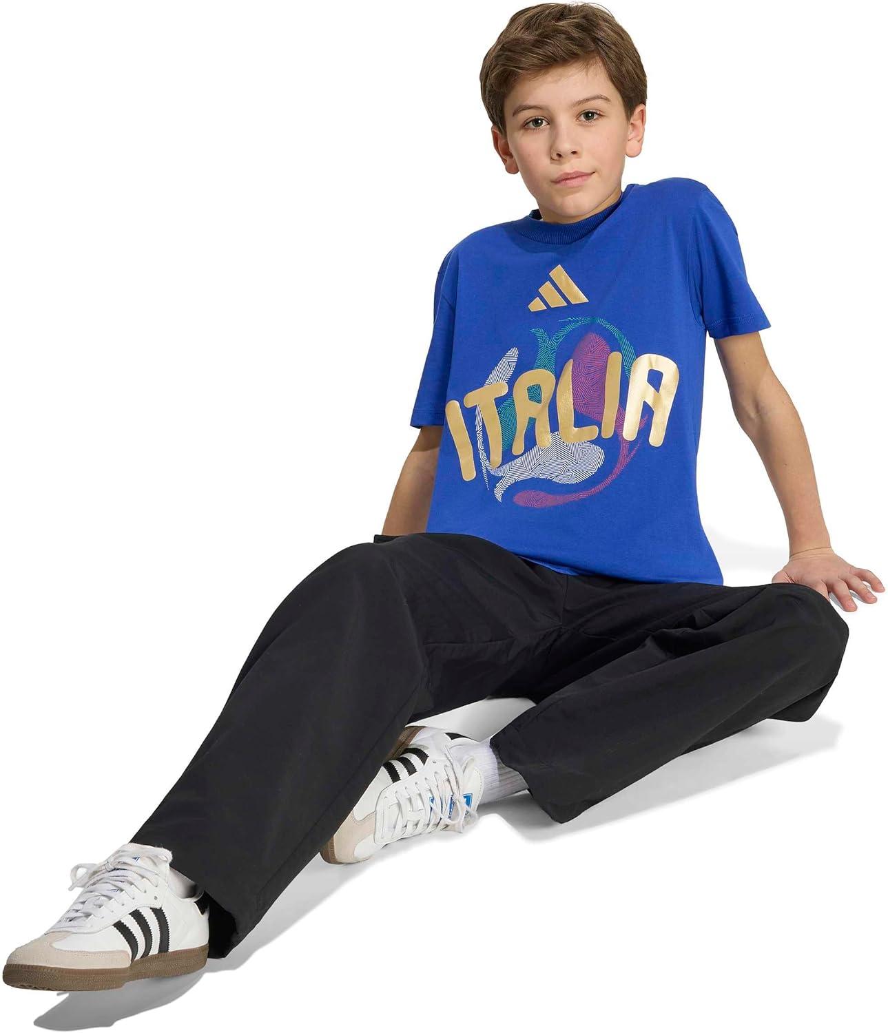 image:imageadidas Kids FIFA World Cup 26 National Team TShirtBold BlueItaly