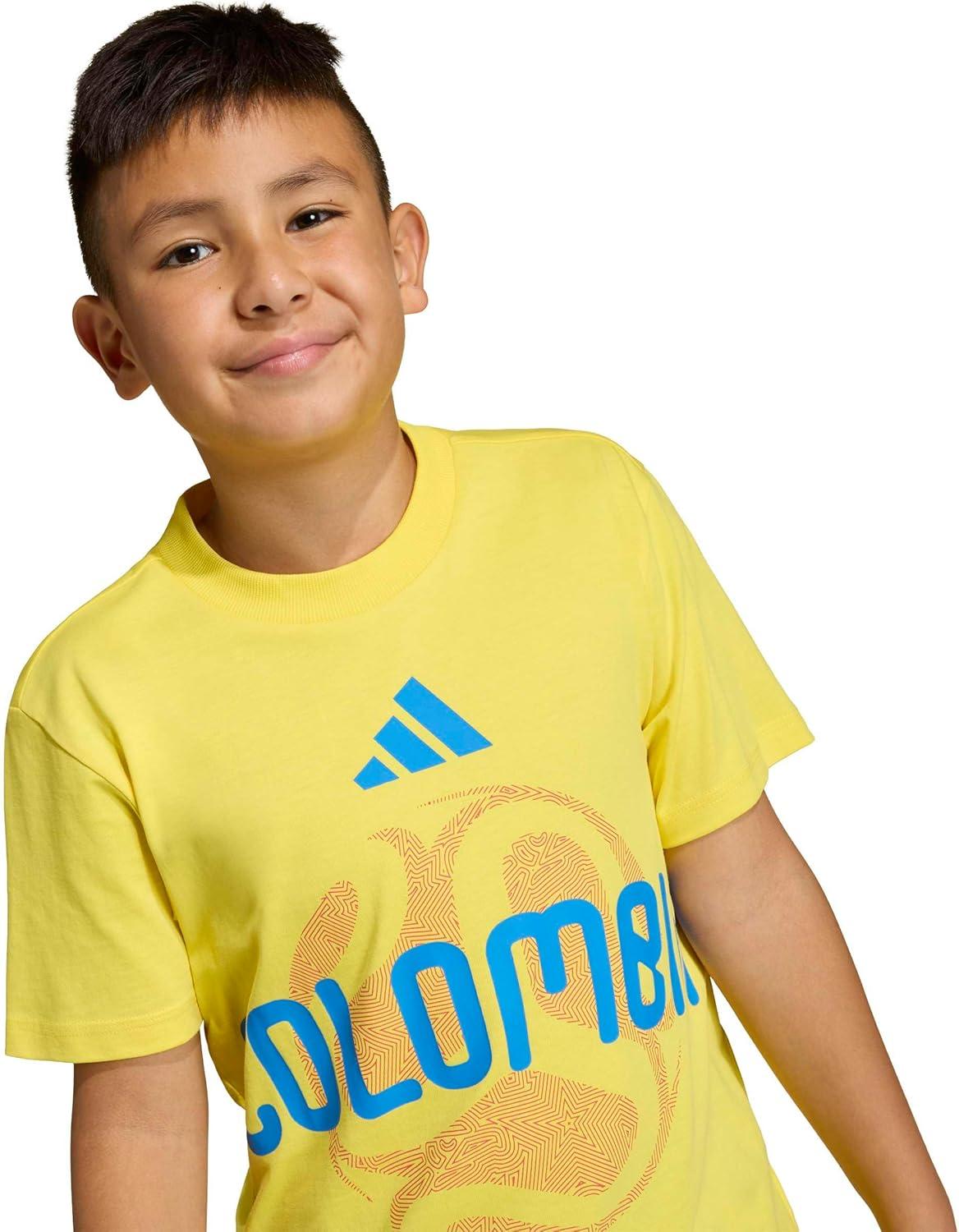 image:imageadidas Kids FIFA World Cup 26 National Team TShirtImpact YellowColombia