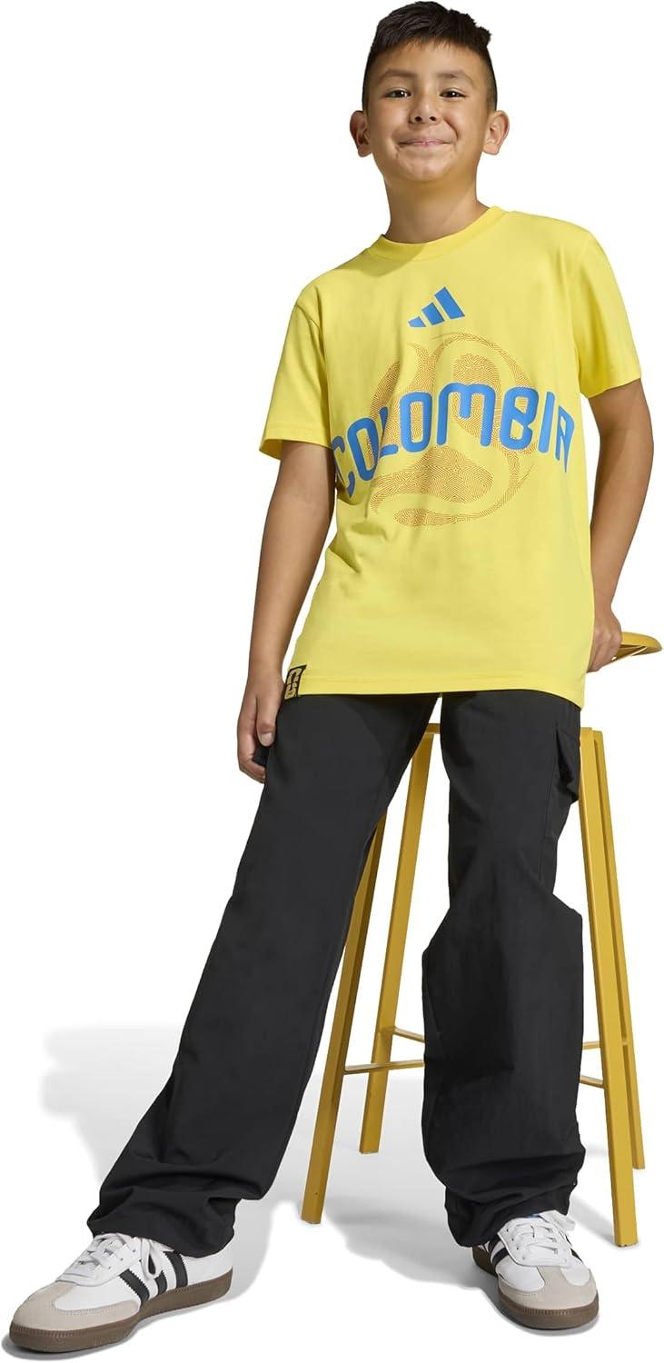 image:imageadidas Kids FIFA World Cup 26 National Team TShirtImpact YellowColombia