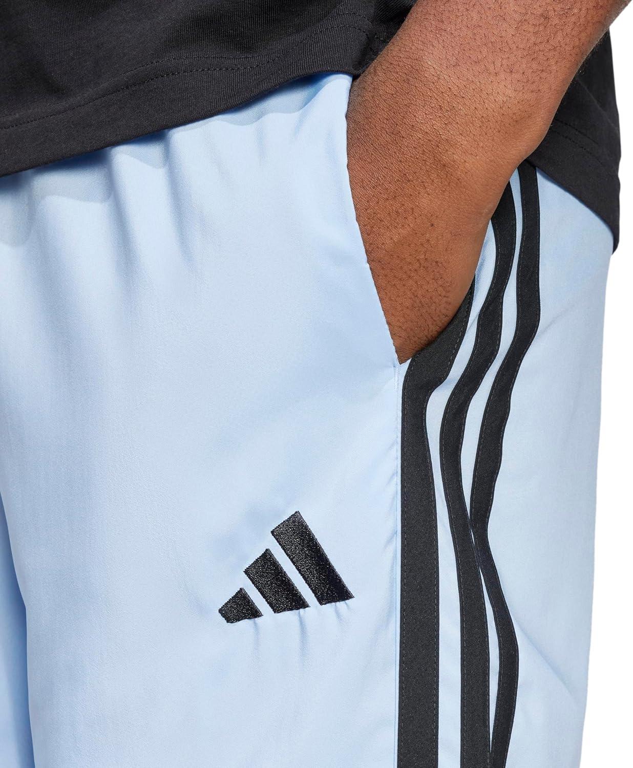image:imageadidas Mens Essentials 3Stripes Chelsea 7inch ShortsBlueBlack
