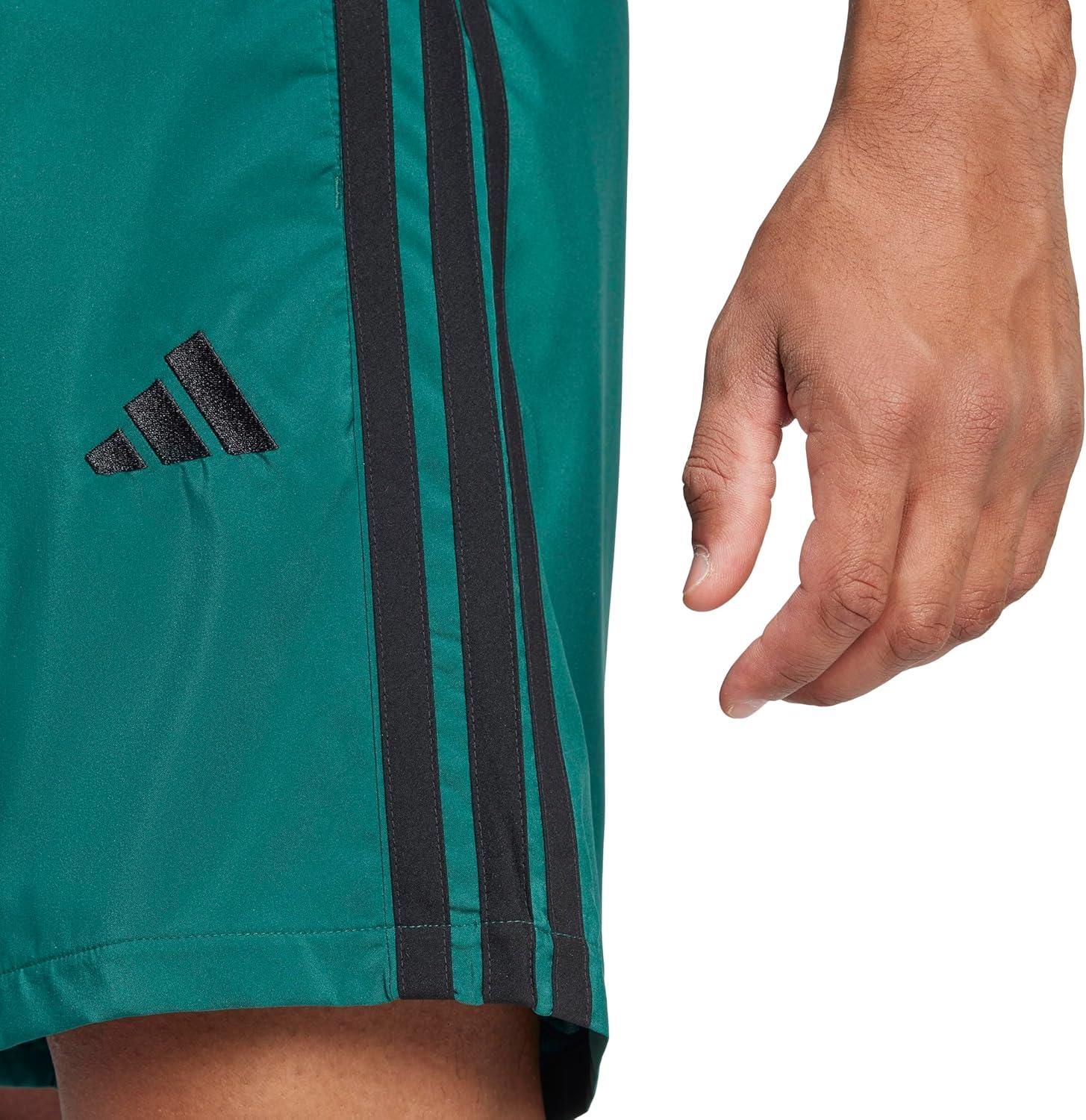 image:imageadidas Mens Essentials 3Stripes Chelsea 7inch ShortsCollegiate GreenBlack