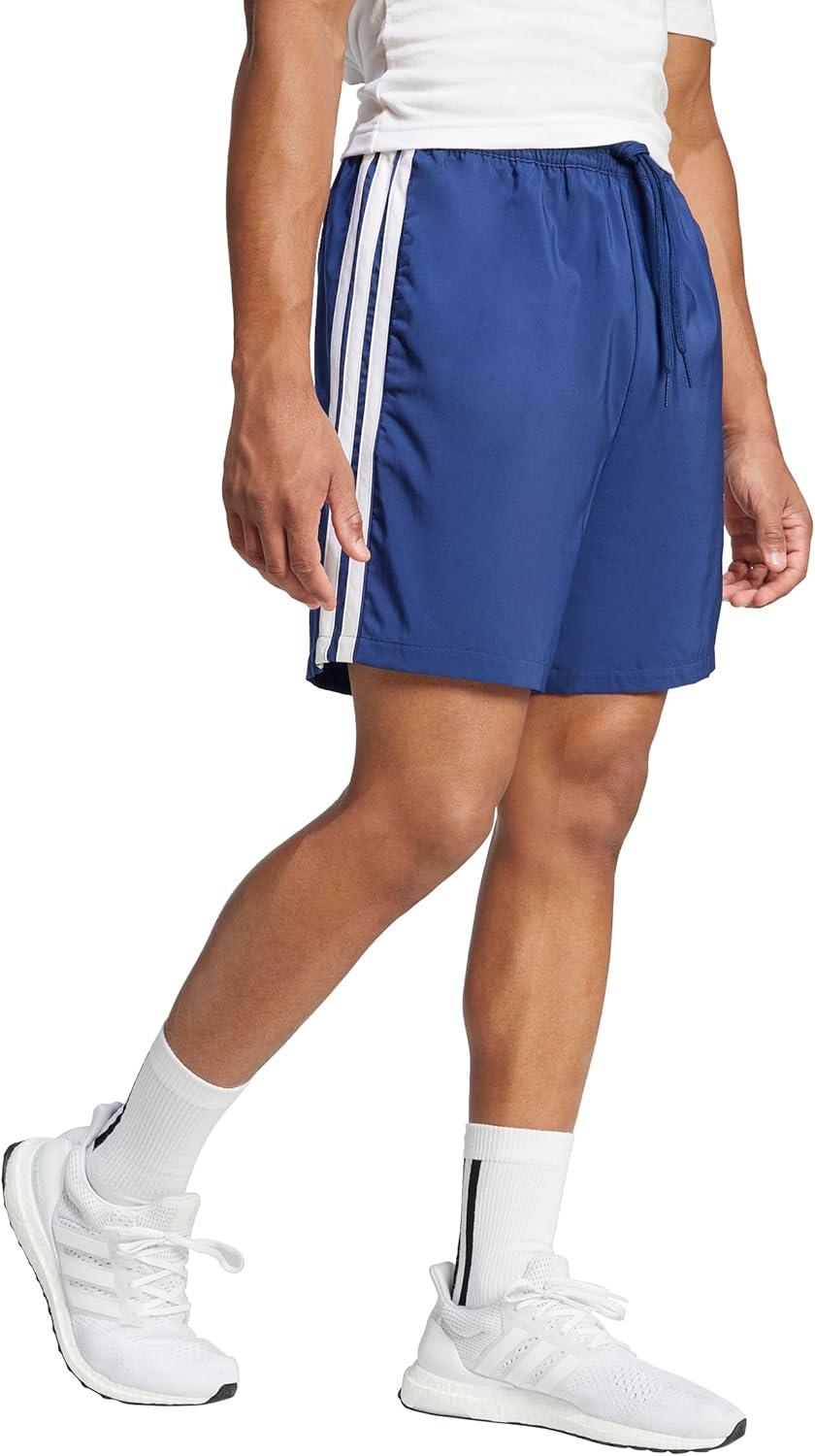 image:imageadidas Mens Essentials 3Stripes Chelsea 7inch ShortsDark BlueWhite