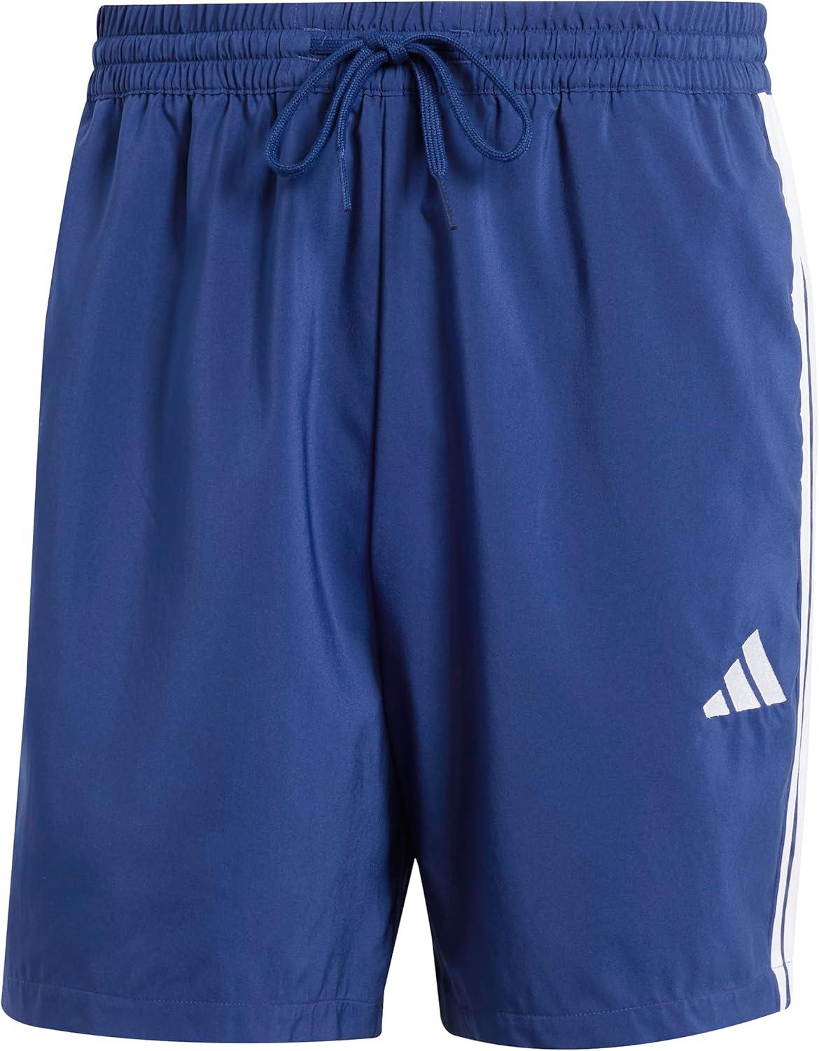 image:imageadidas Mens Essentials 3Stripes Chelsea 7inch ShortsDark BlueWhite