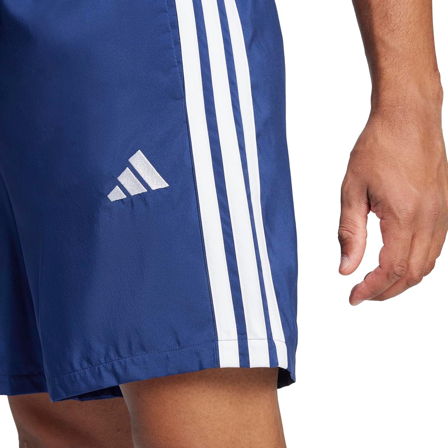 image:imageadidas Mens Essentials 3Stripes Chelsea 7inch ShortsDark BlueWhite