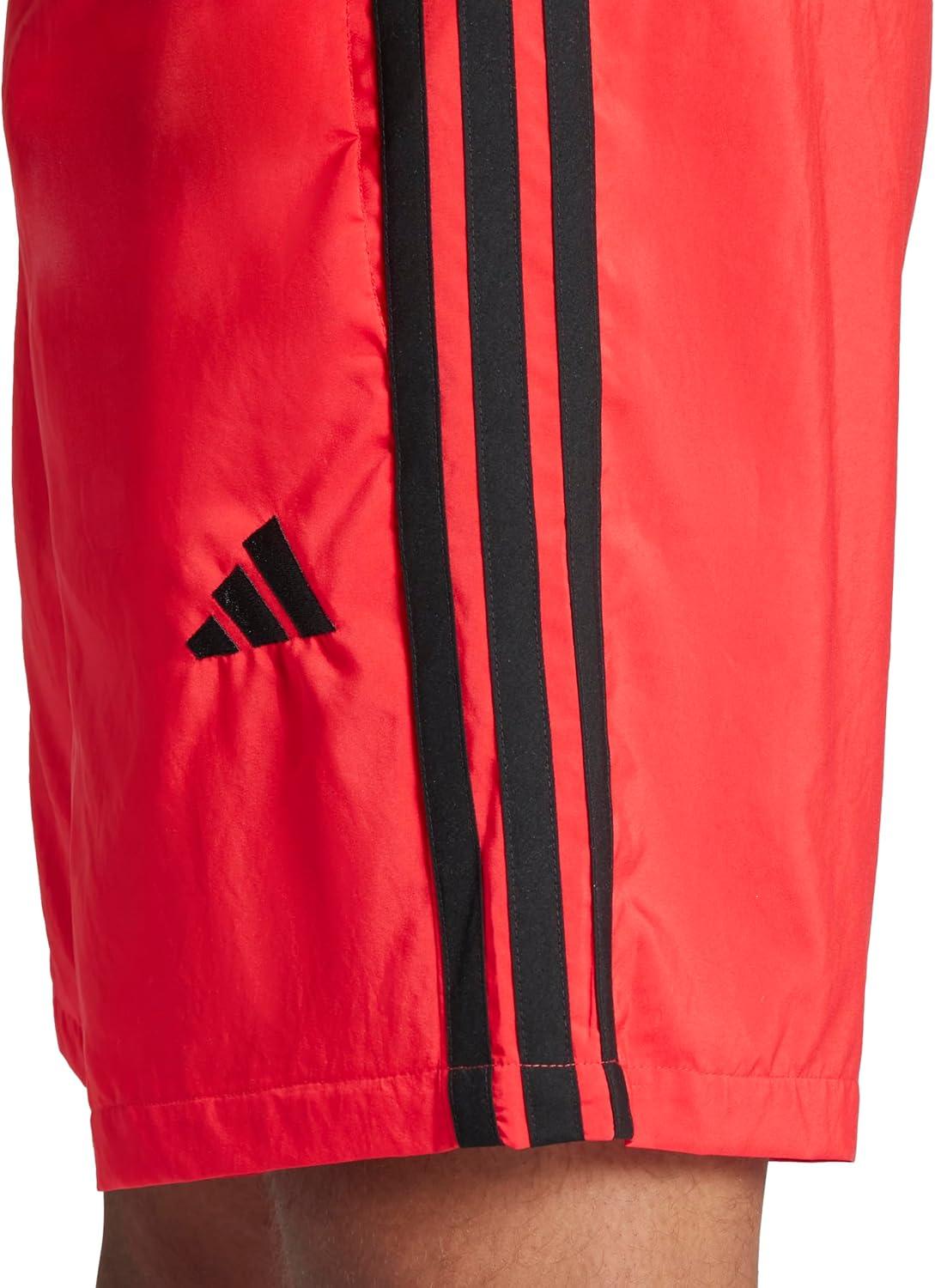 image:imageadidas Mens Essentials 3Stripes Chelsea 7inch ShortsPure RubyBlack