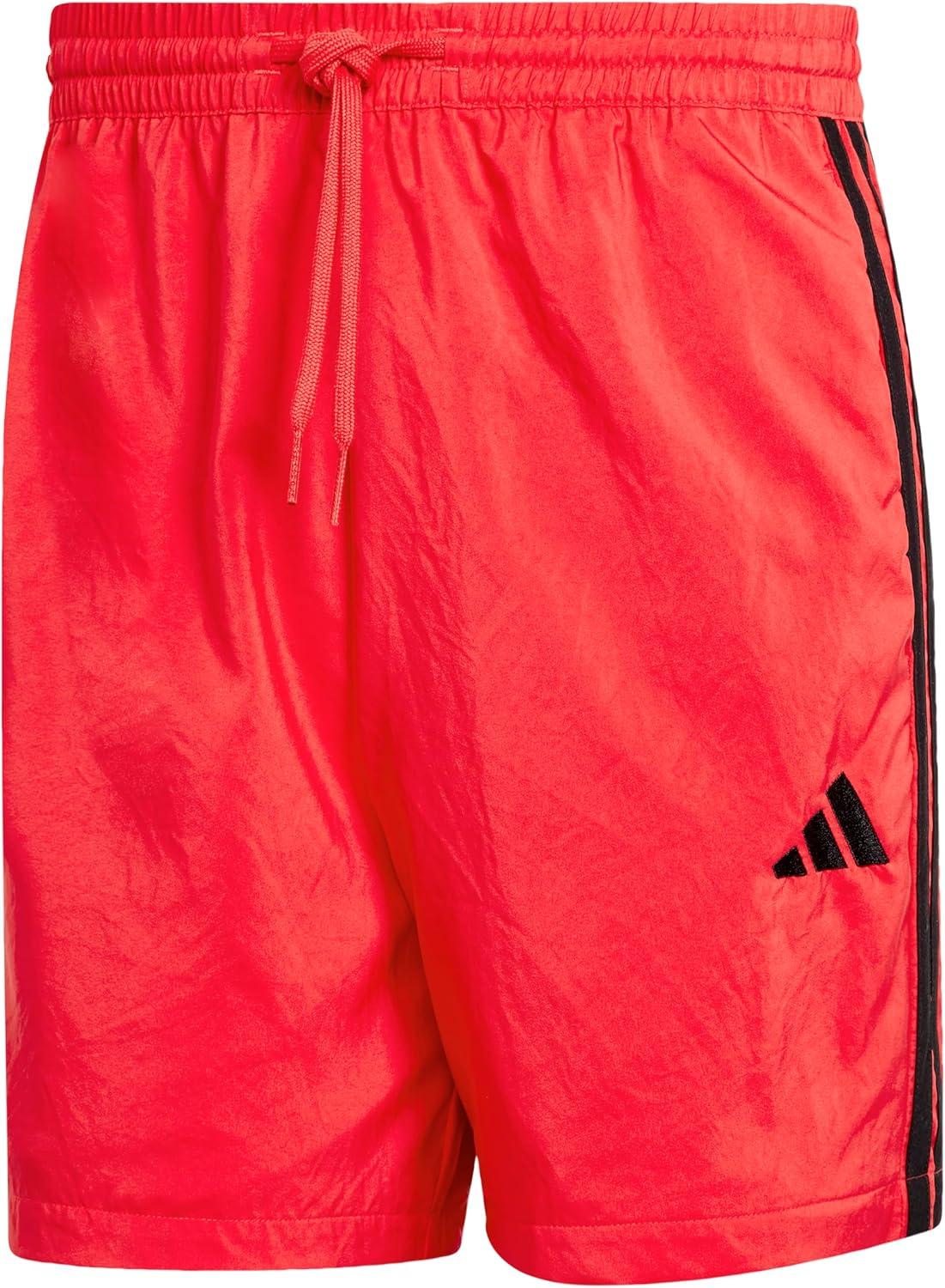image:imageadidas Mens Essentials 3Stripes Chelsea 7inch ShortsPure RubyBlack