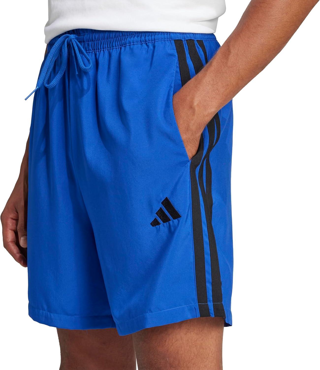 image:imageadidas Mens Essentials 3Stripes Chelsea 7inch ShortsTeam Royal BlueBlack
