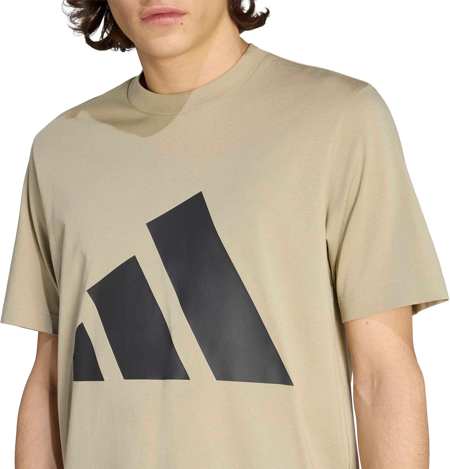 image:imageadidas Mens Essentials Big Logo TShirtWonder CargoBlack
