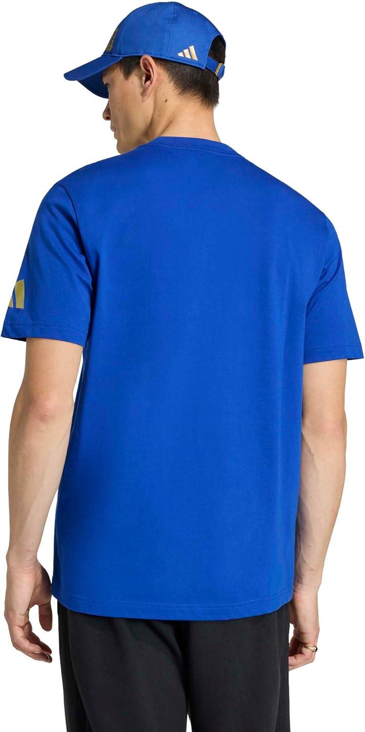 image:imageadidas Mens FIFA World Cup 26 Graphic TShirtTeam Royal BlueMetallic Gold