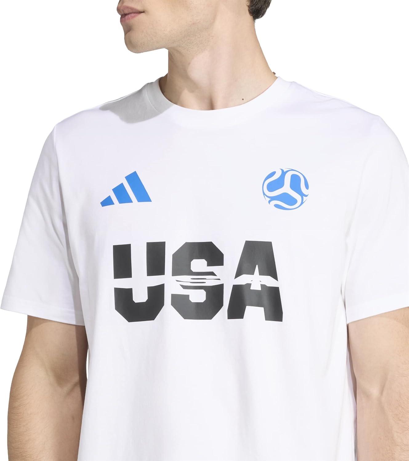 image:imageadidas Mens FIFA World Cup 26 Graphic TShirtWhiteUsa