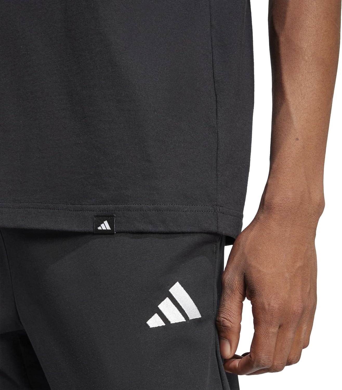 image:imageadidas Mens Lounge Slides Pocket TShirtBlack
