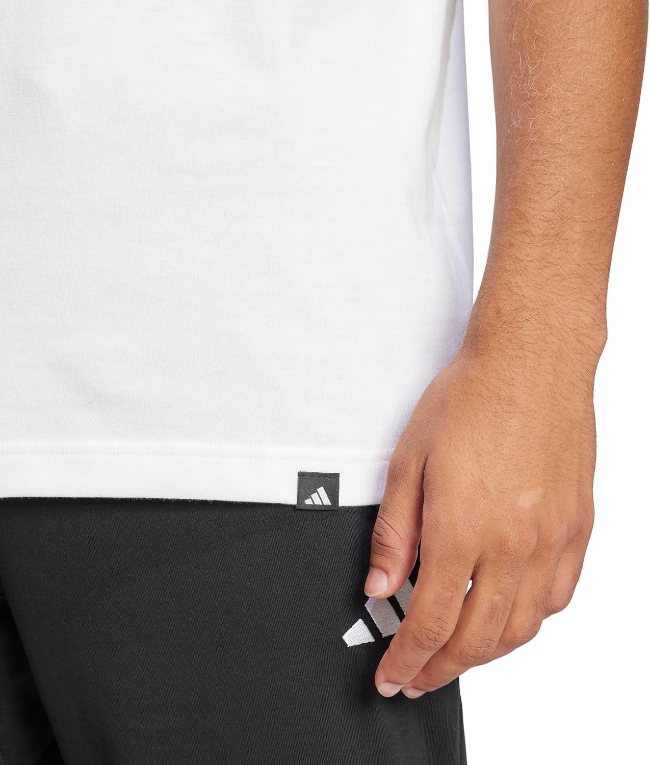 image:imageadidas Mens Lounge Slides Pocket TShirtWhite