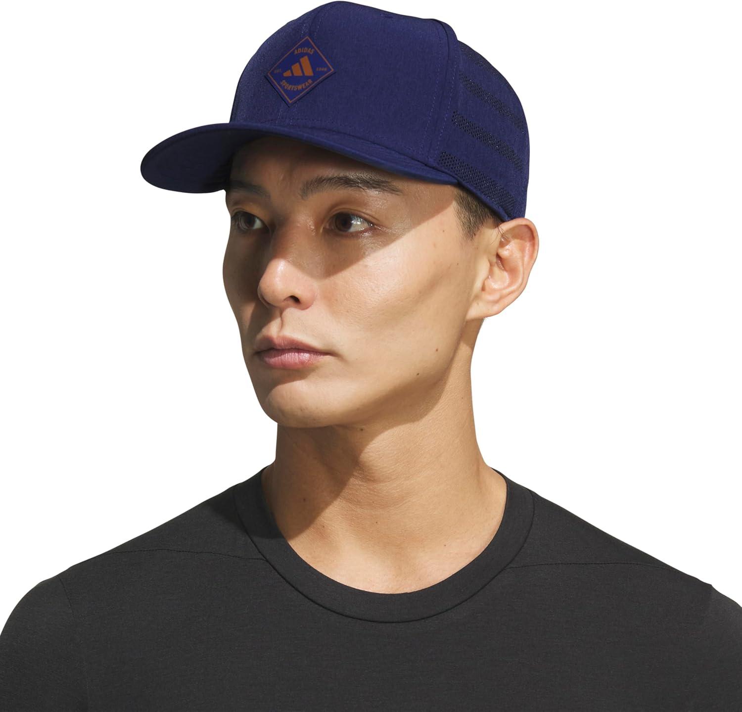 image:imageadidas Mens QuickDry Floatie Waterproof Hat Lightweight Snapback CapDark BlueDusky Bronze Brown