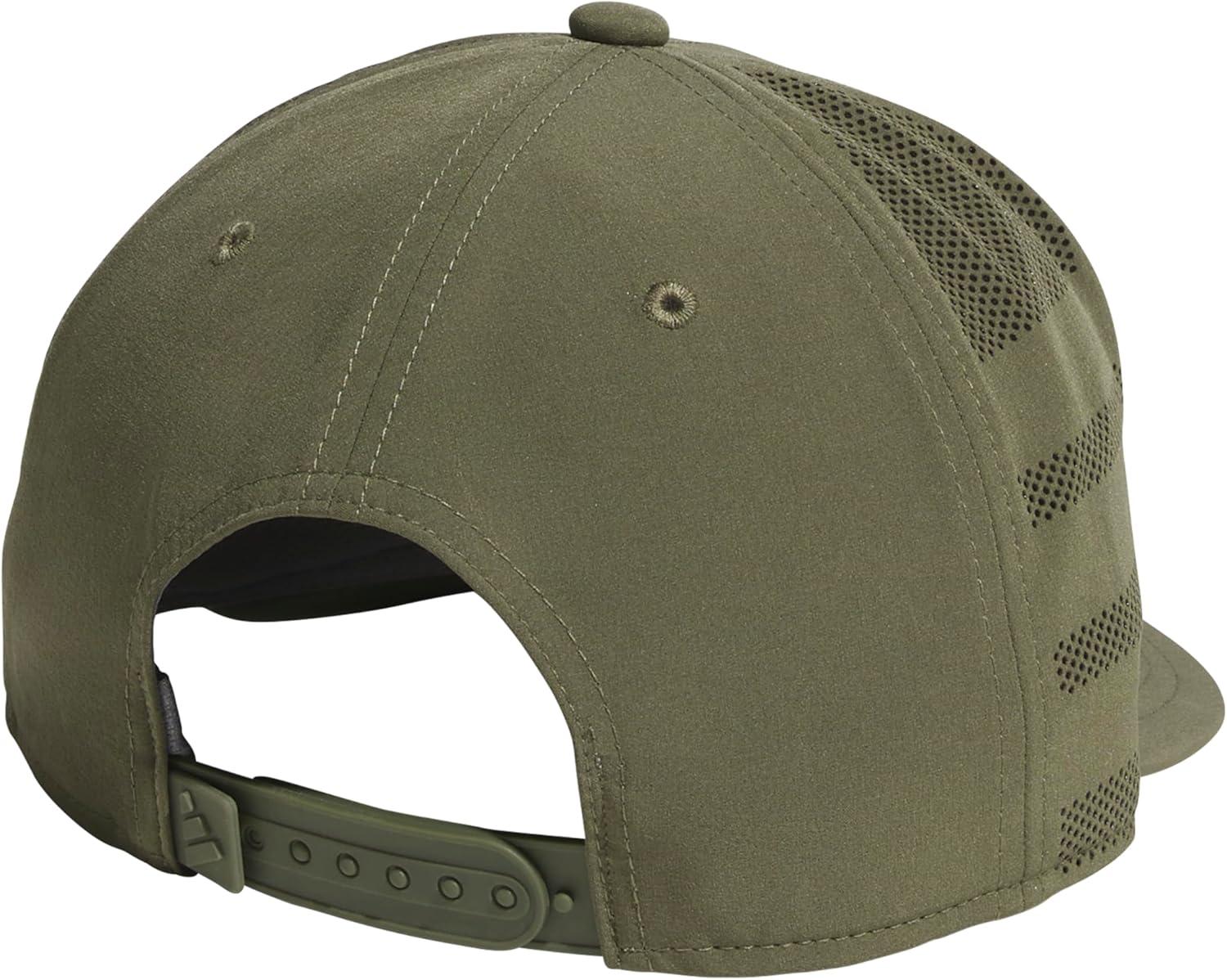image:imageadidas Mens QuickDry Floatie Waterproof Hat Lightweight Snapback CapOlive Strata GreenPure Orange