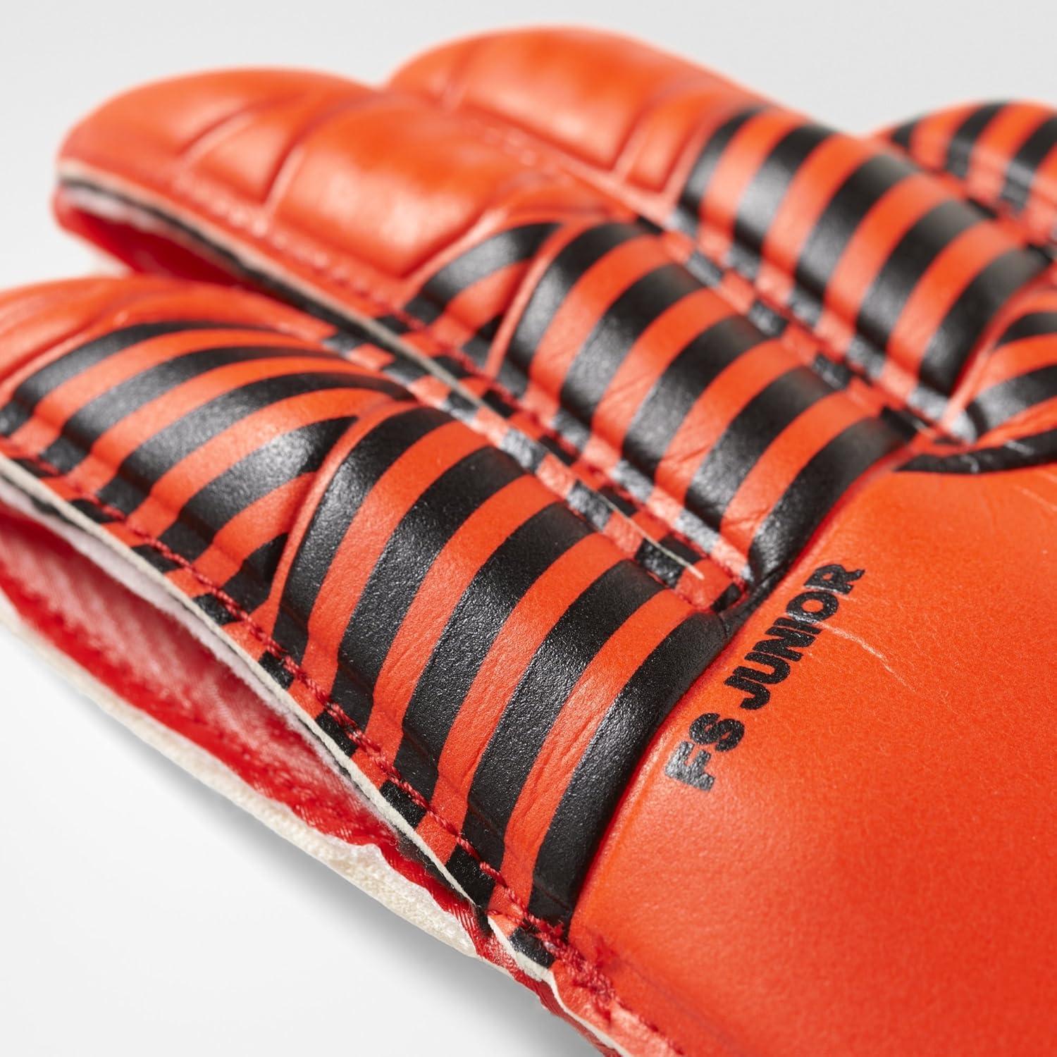 image:imageadidas Performance ACE Fingersave Junior Goalie GlovesSolar RedSolar OrangeSolar GoldCore Black