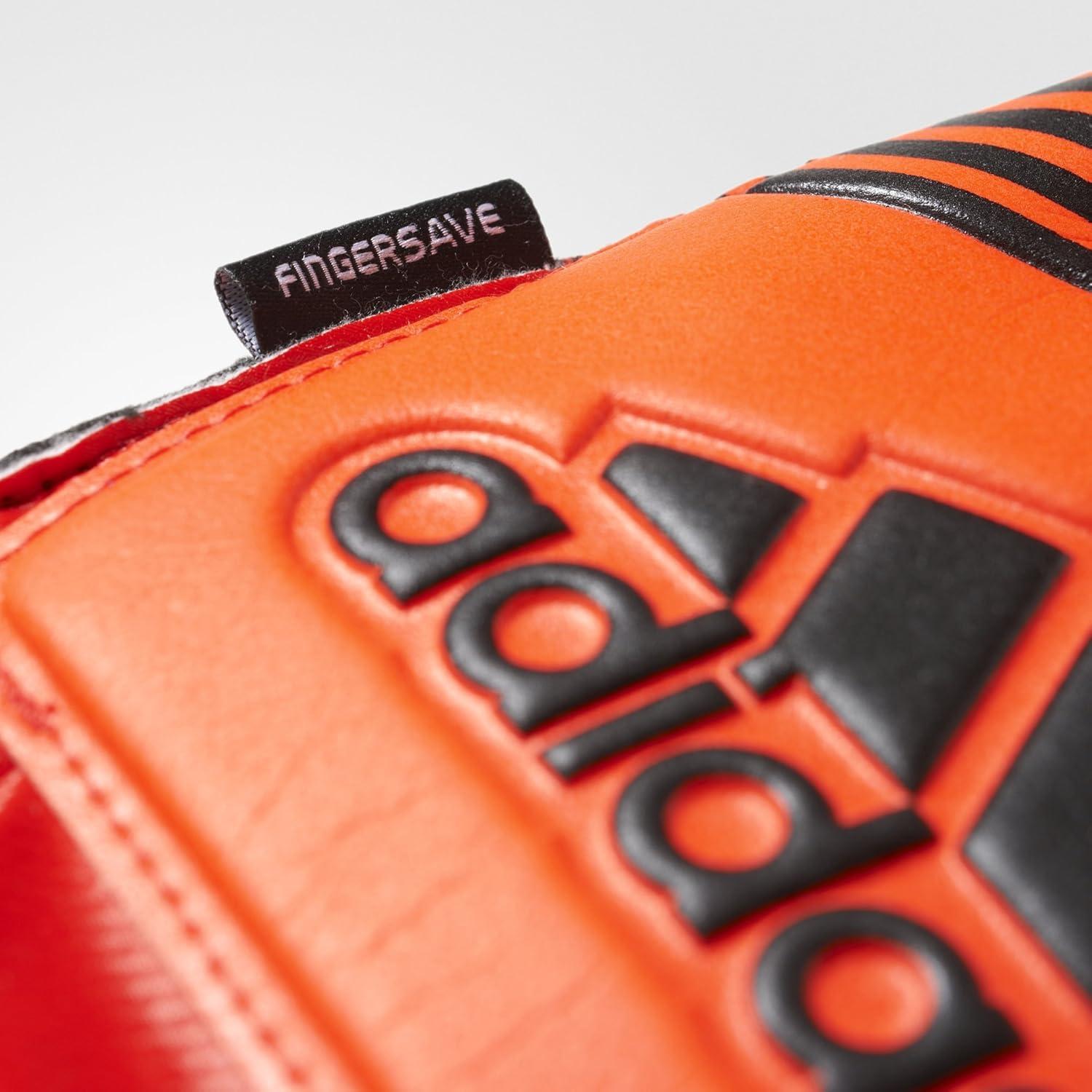image:imageadidas Performance ACE Fingersave Junior Goalie GlovesSolar RedSolar OrangeSolar GoldCore Black