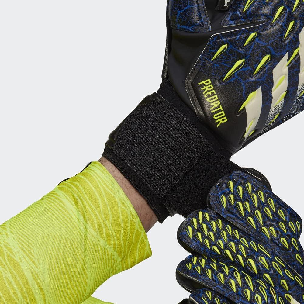 image:imageadidas Predator Glove Unisexadult MTC BlackTeam Royal BlueSolar YellowWhiteBlack