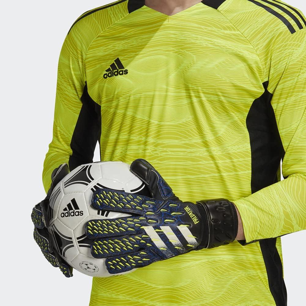 image:imageadidas Predator Glove Unisexadult MTC BlackTeam Royal BlueSolar YellowWhiteBlack