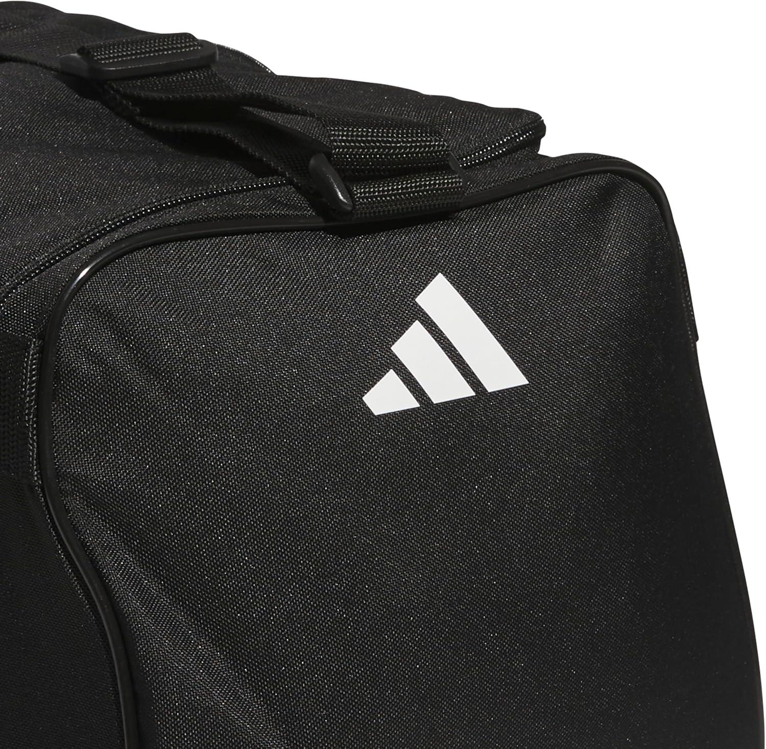image:imageadidas Unisex Diablo Small Duffel Sports Duffle Gym Bags for Men or Women One SizeBlackWhite