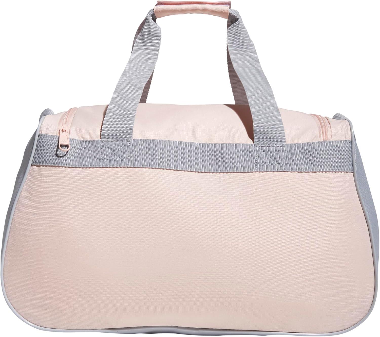 image:imageadidas Unisex Diablo Small Duffel Sports Duffle Gym Bags for Men or Women One SizeBlush PinkWhiteHalo Silver Grey