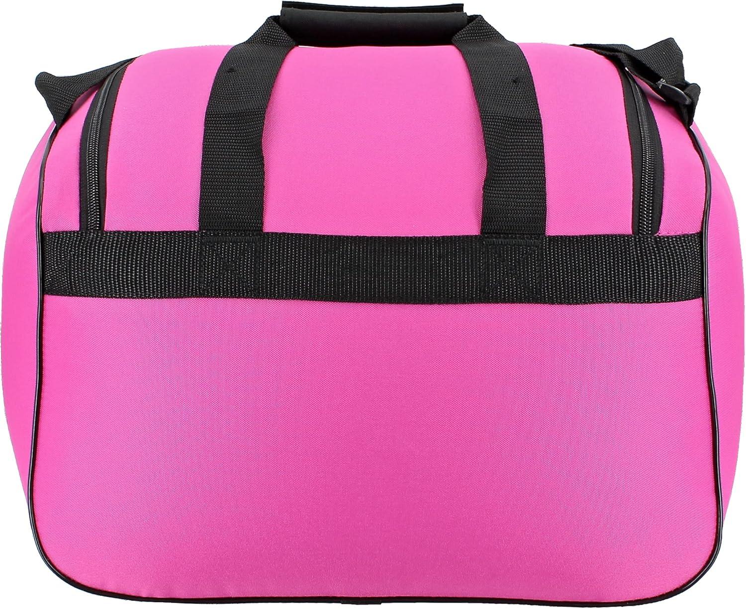 image:imageadidas Unisex Diablo Small Duffel Sports Duffle Gym Bags for Men or Women One SizeIntense PinkBlackDiablo