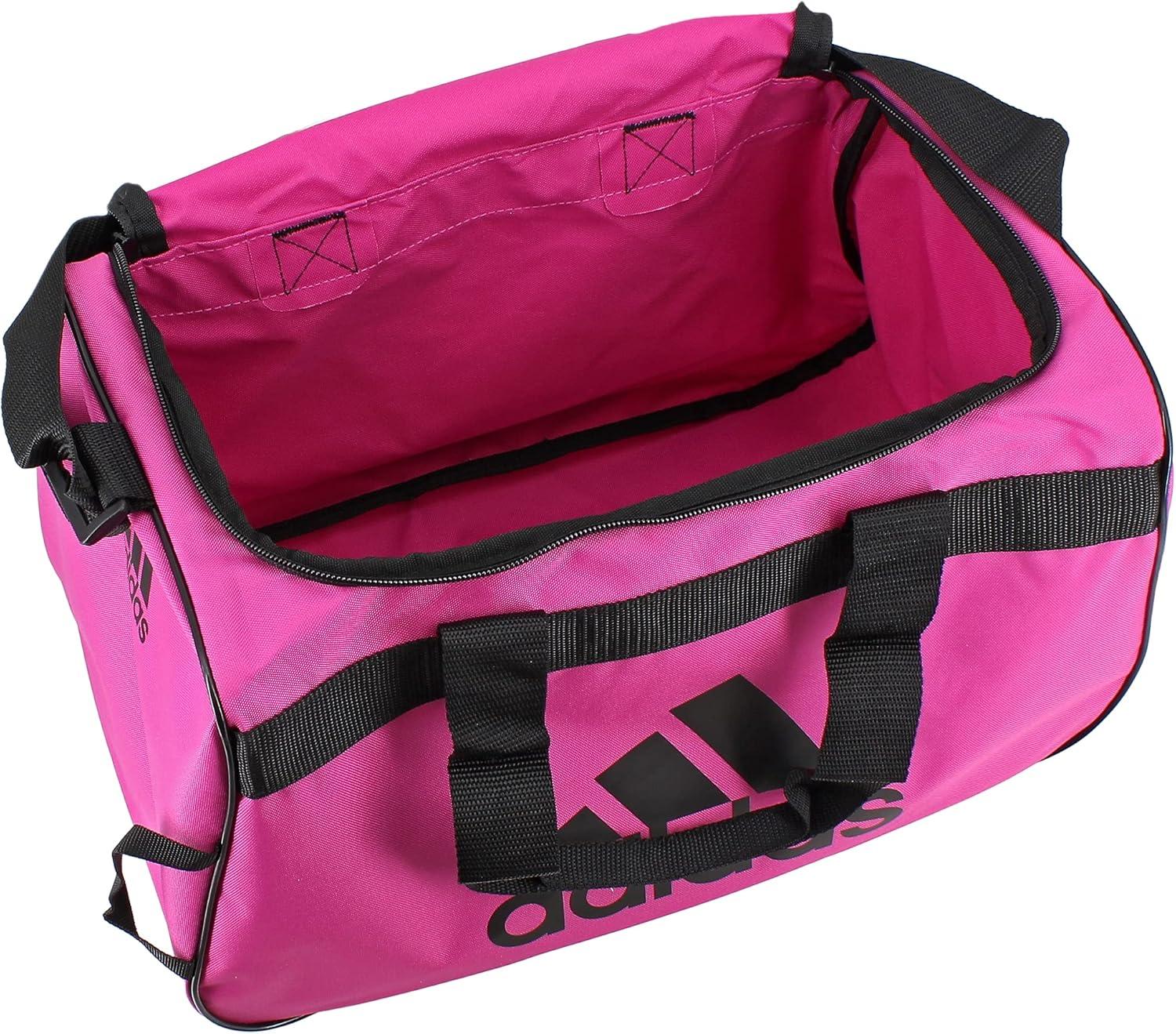 image:imageadidas Unisex Diablo Small Duffel Sports Duffle Gym Bags for Men or Women One SizeIntense PinkBlackDiablo