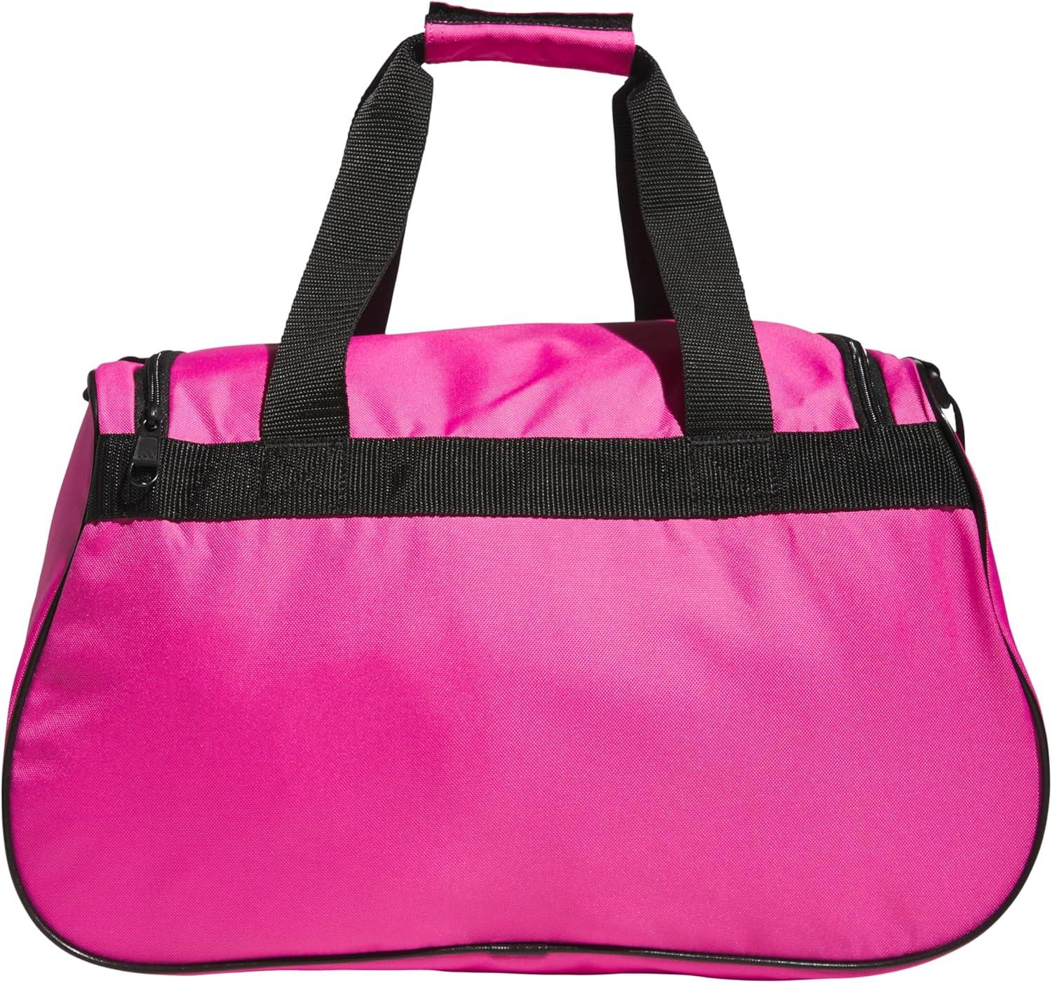 image:imageadidas Unisex Diablo Small Duffel Sports Duffle Gym Bags for Men or Women One SizeIntense PinkBlackPower