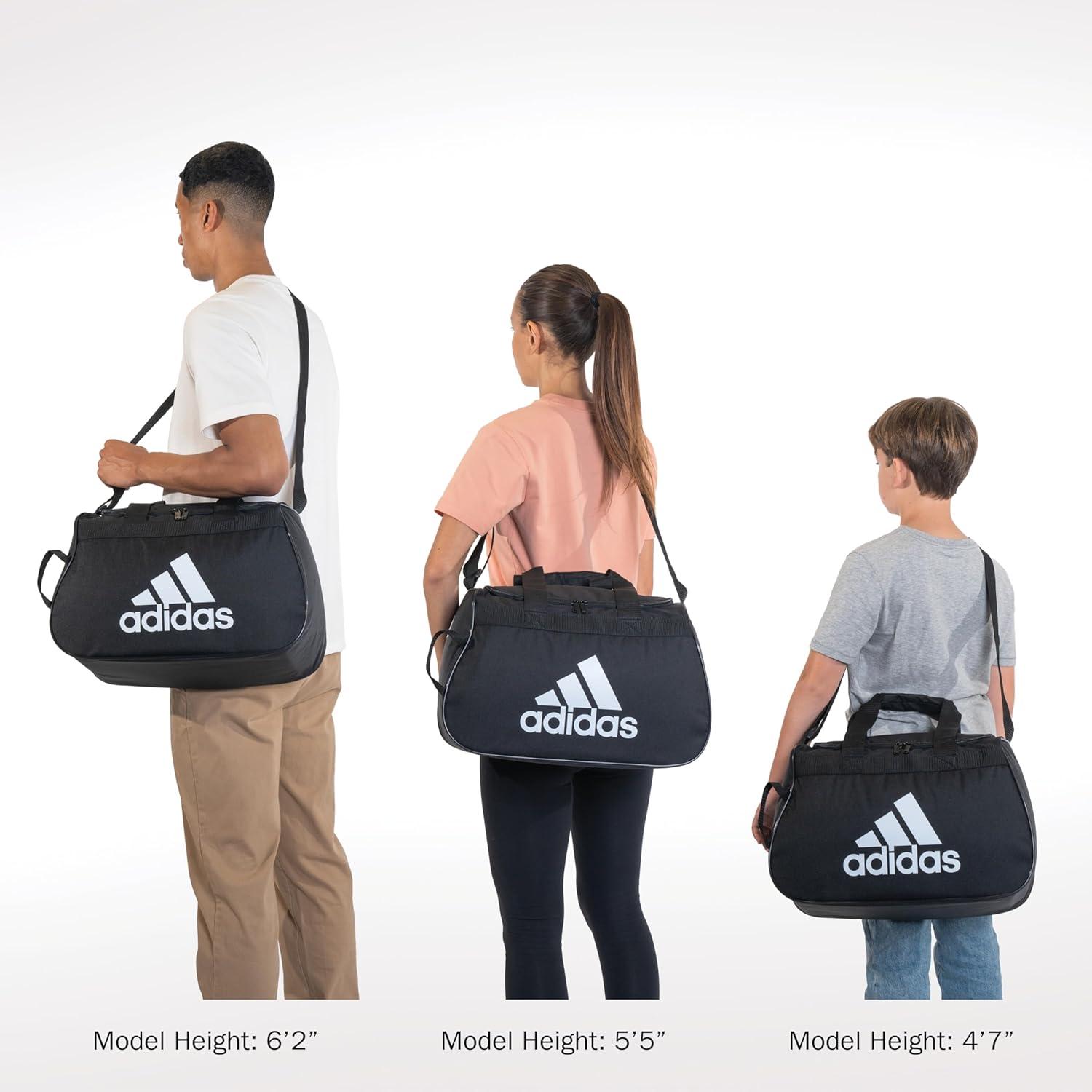 image:imageadidas Unisex Diablo Small Duffel Sports Duffle Gym Bags for Men or Women One SizeJersey Onix GreyBlackDiablo